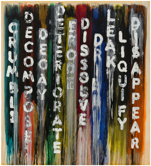 MEL BOCHNER, Crumble