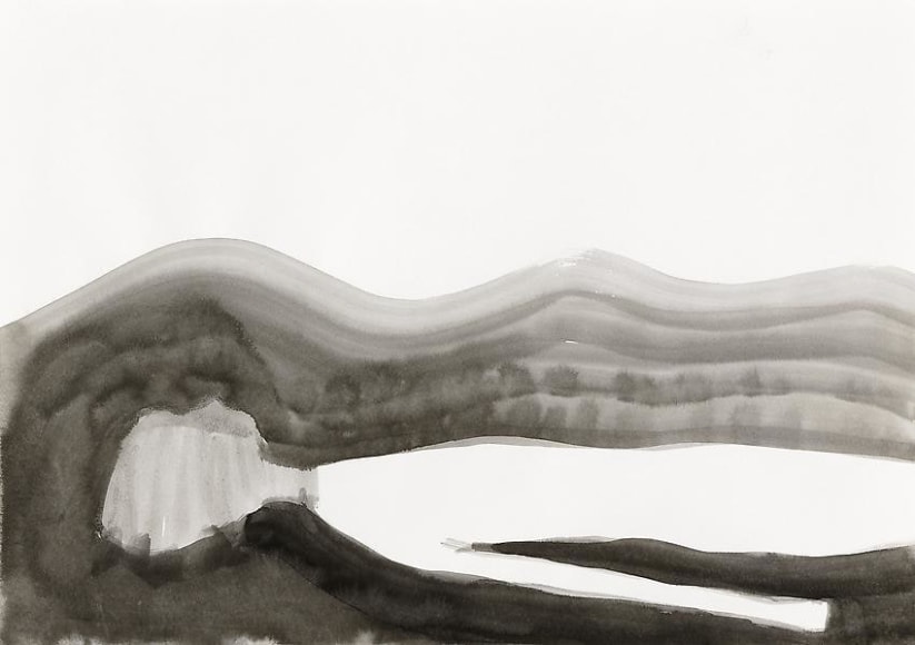 Silvia Bächli Untitled (part of the installation "das")