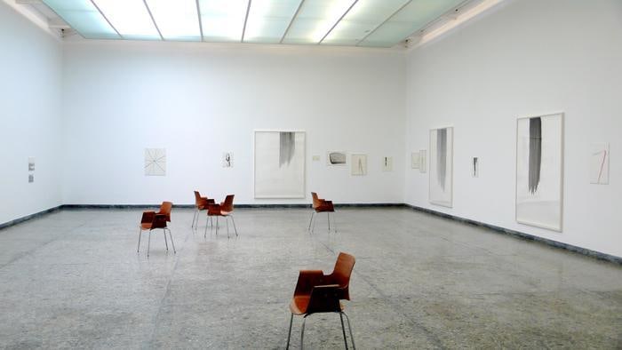 Silvia Bächli Instalation, das (to Inger Christensen)