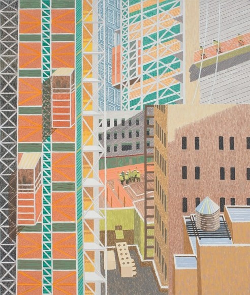 Yvonne Jacquette Composite of Eventi Hotel Views II