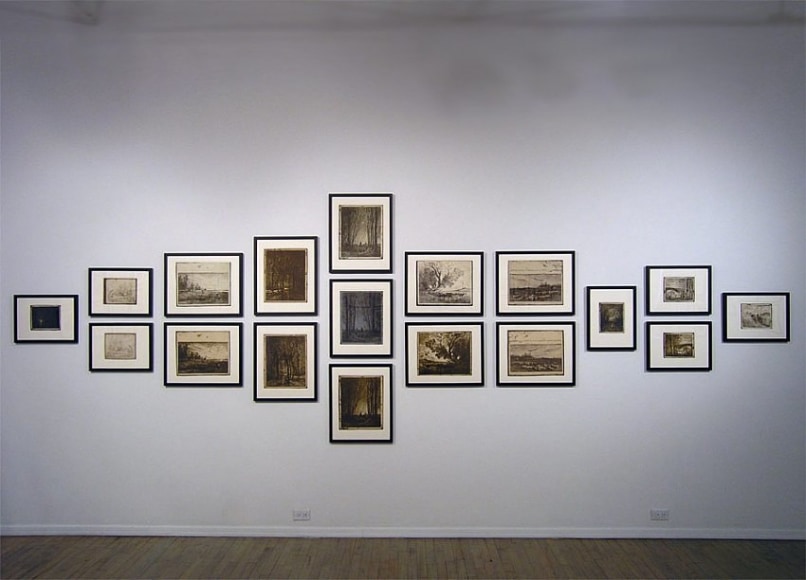 The Hand-drawn Negative: Clichés-Verre by Corot, Daubigny, Delacroix, Millet and Rousseau (1854 - 1862) – installation view 4