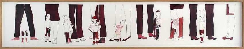 Untitled 2010 watercolor and Indian ink on paper