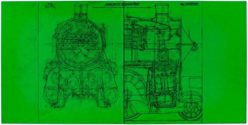 Matt Mullican Untitled (Locomotive)