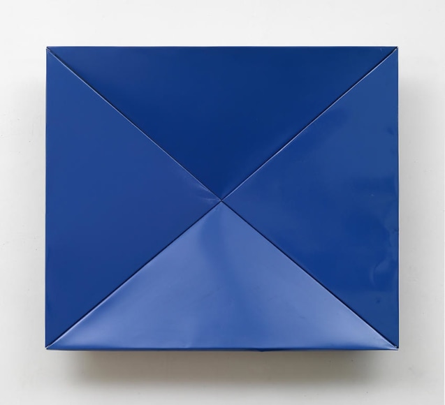 Charlotte Posenenske Blaue Faltung (Blue Fold) 