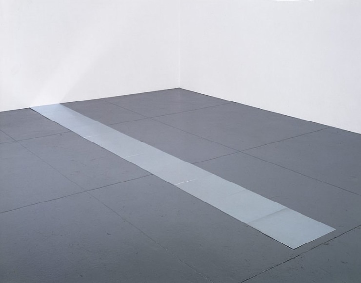 Carl Andre Eleventh Aluminum Cardinal