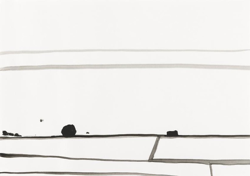 Silvia Bächli Untitled (part of the installation "das")