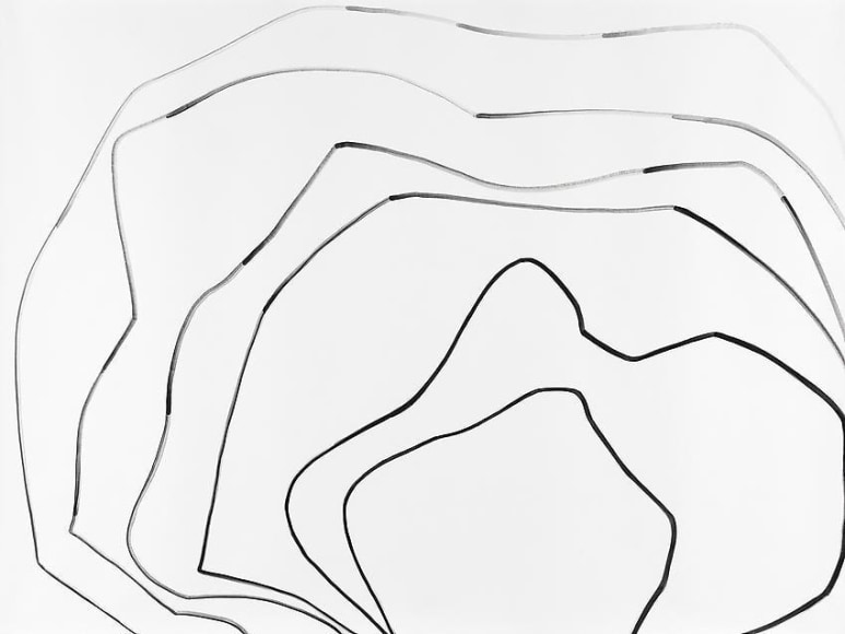 Silvia Bächli Untitled (part of the installation "das")