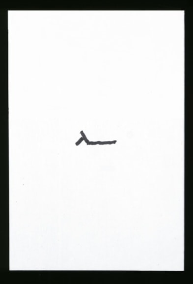 Richard Tuttle, 52 1/2" center point work IV (5)