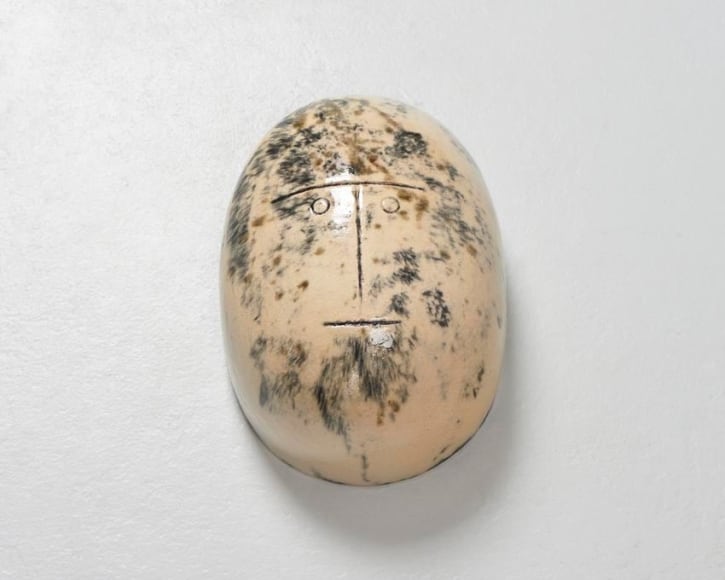 Thomas Schütte Eierkopf, halb
