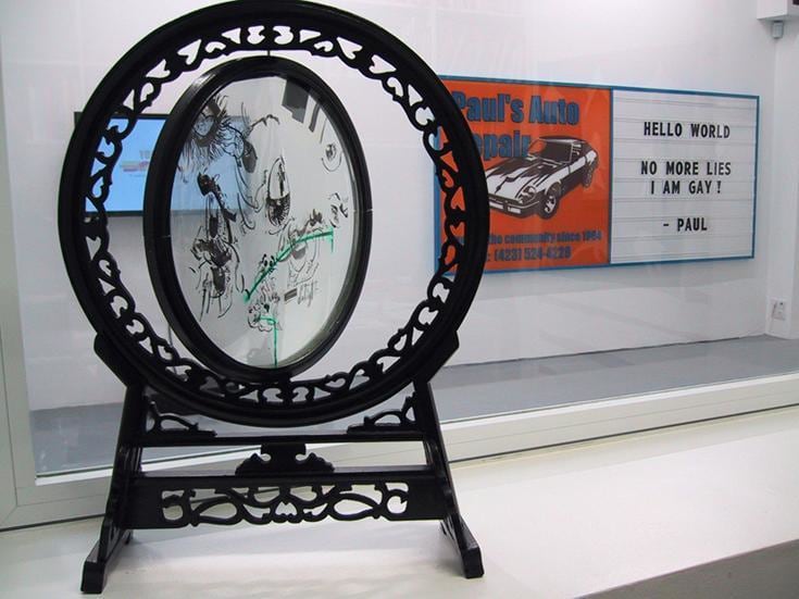 Stéphane Calais and Ken Lum – installation view 1