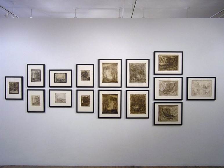 The Hand-drawn Negative: Clichés-Verre by Corot, Daubigny, Delacroix, Millet and Rousseau (1854 - 1862) – installation view 2