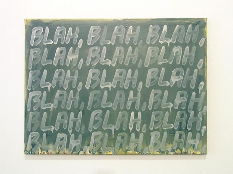 Mel Bochner Blah, Blah, Blah