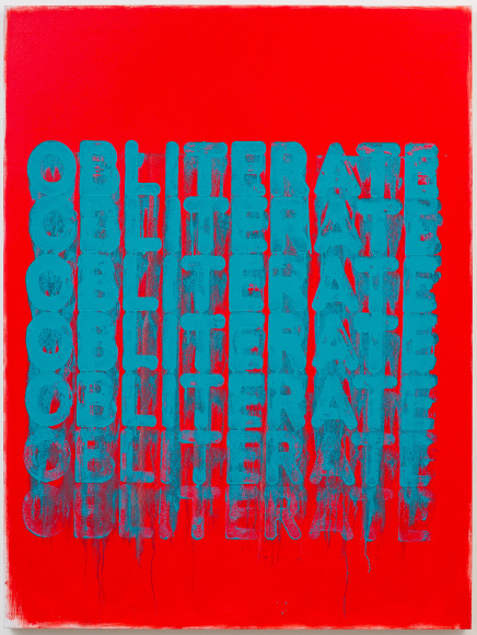 Mel Bochner, Obliterate