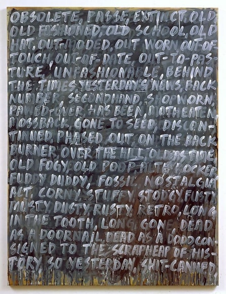 Mel Bochner Obsolete