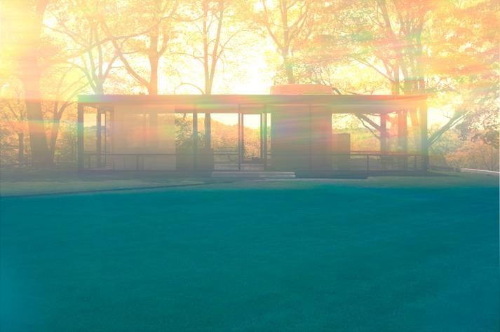 James Welling , 6063 (Glass House)