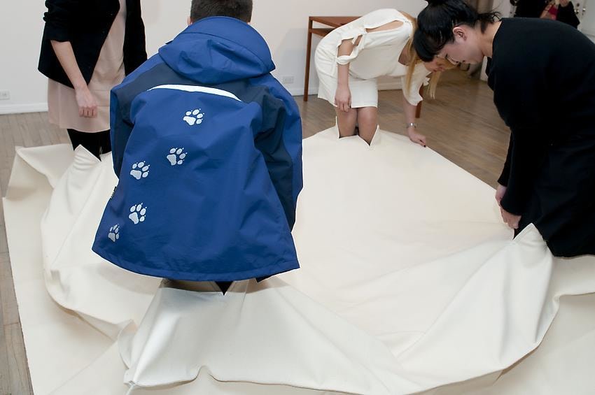 Franz Erhard Walther – opening reception, performance (view 5)