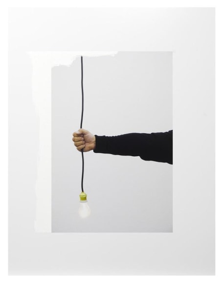 Self-portrayed in the studio painted (white) #7
