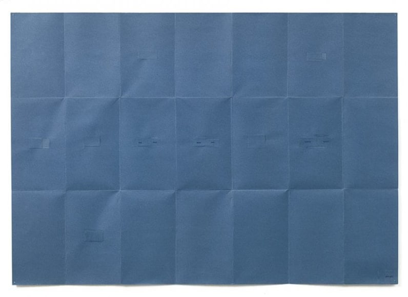 Helen Mirra Map of 19̊S, 18̊W