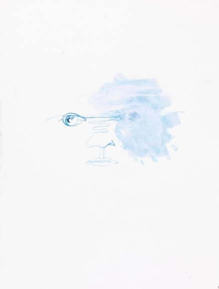 Untitled (portrait bleu)