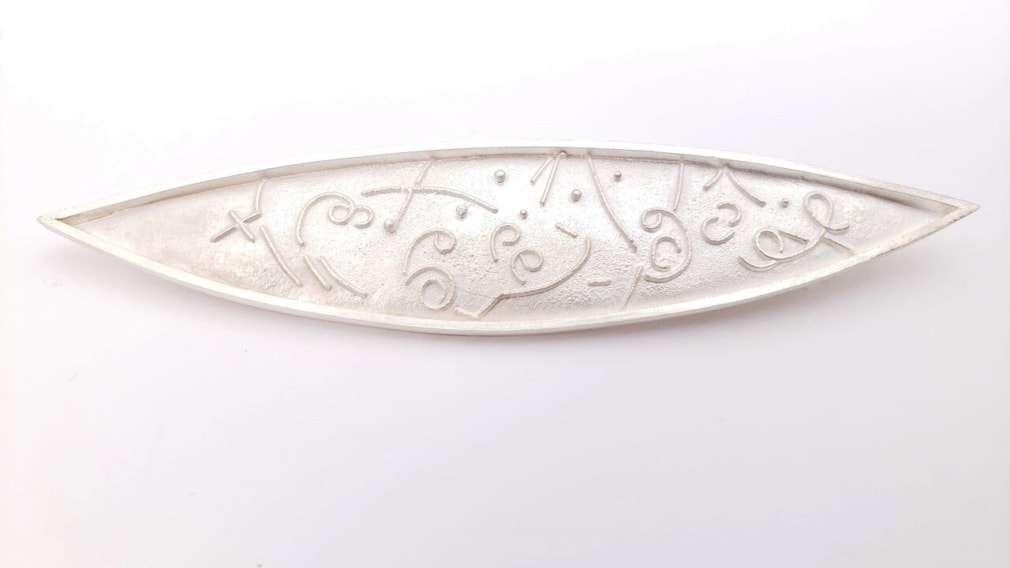 Brooch - Particle Tracks, Navette #2