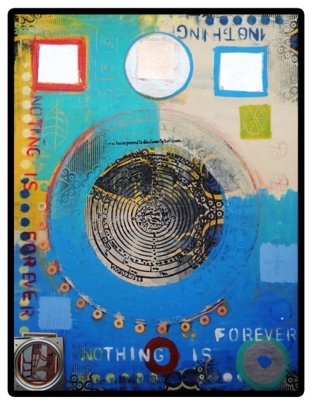 Elisa Lejuez | Nothing is forever - Mixed Media - 35 x 47&quot;