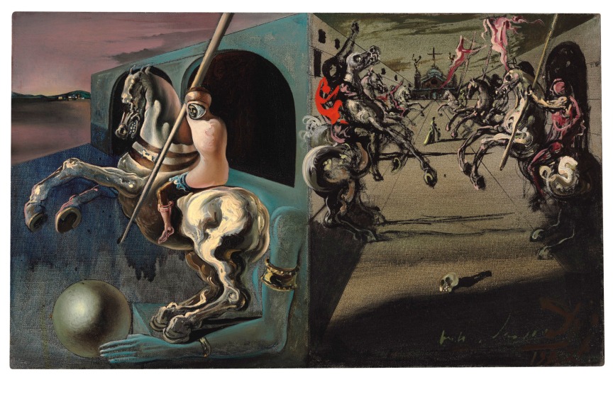Salvador Dali, Chevalier en Parade, 1942