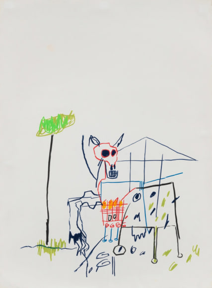 Jean-Michel Basquiat, Untitled (Cow), 1982