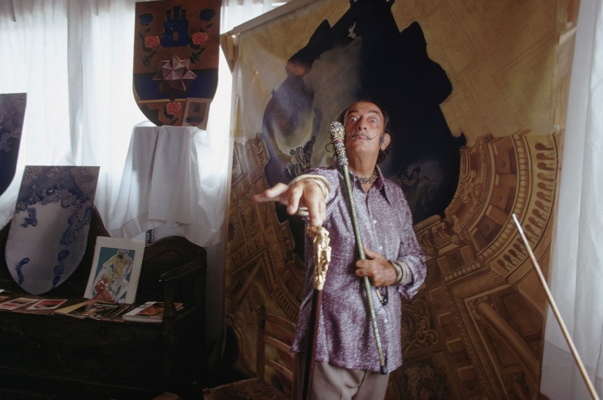 Slim Aarons, Salvador Dali, Port Ligat, Costa Brava, 1970