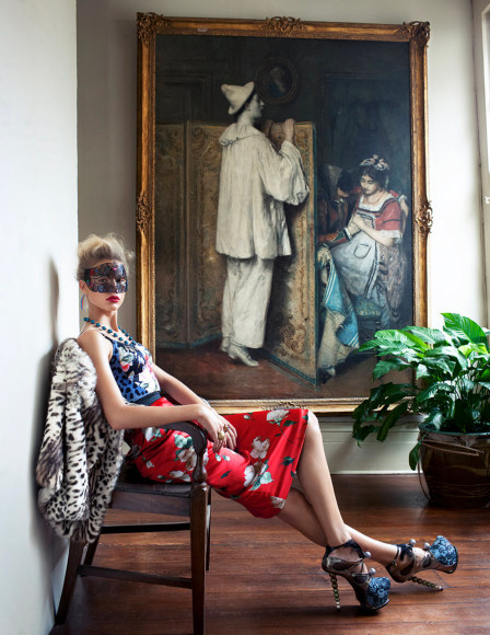 Arthur Elgort, Keke Lindgard, Vogue España, 2010