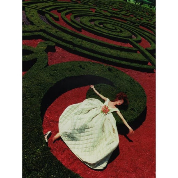 David LaChapelle, Avalon Fallen in Shrubbery, Paris, 1995