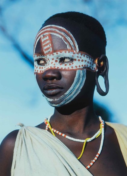 Carol Beckwith and Angela, Fisher Surma Girl, Ethiopia