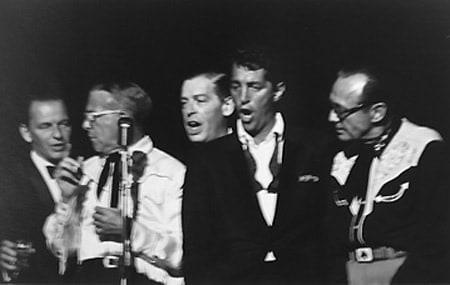 David Sutton, Share party: Frank Sinatra, George Burns, Milton Berle, Dean Martin, and Jack Benny, 1960