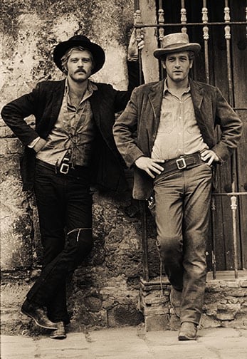 Lawrence Schiller, Robert Redford and Paul Newman, 1968