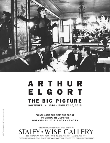 Arthur Elgort, Exhibition Invitation