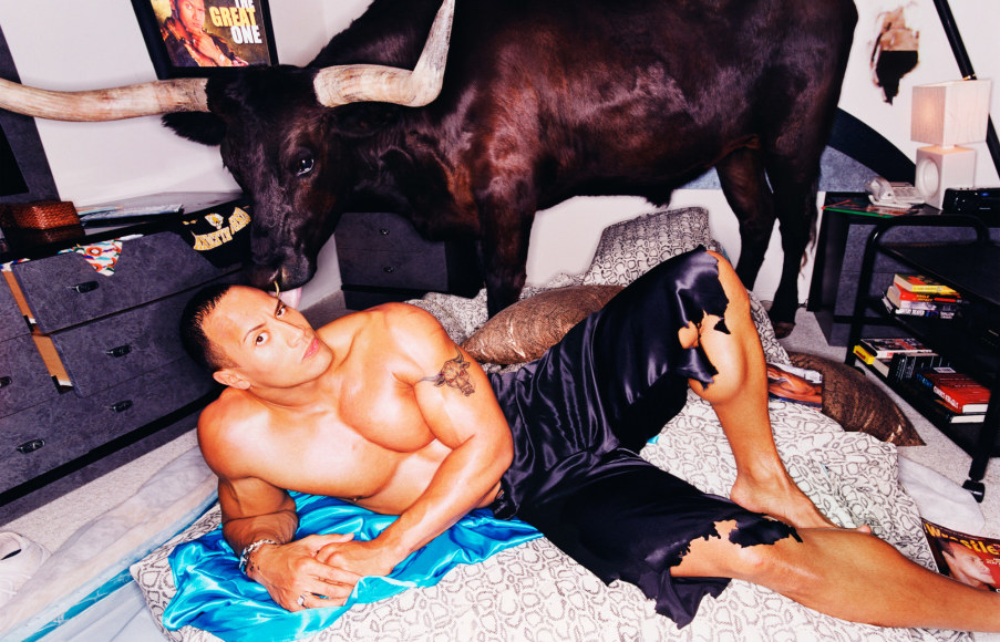 David LaChapelle, The Rock: The Bull, Los Angeles, 2001