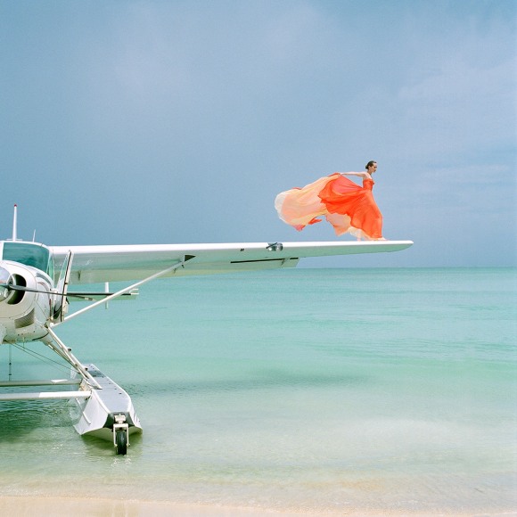 Rodney Smith, Saori on Sea Plane Wing, Dominican Republic, 2010
