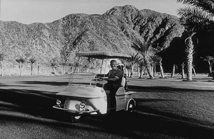 Sid Avery, Dwight D. Eisenhower in Golf Cart, 1961