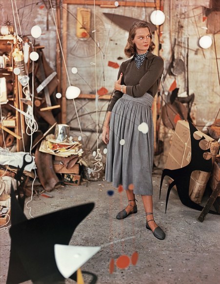 Genevieve Naylor, Model in Alexander Calder’s Studio, 1948
