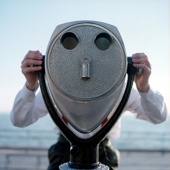 Rodney Smith, Viewfinder Face, New York, NY, 2002