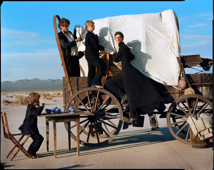 Arthur Elgort, Prairie Story: VOGUE, 2001