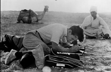 Bert Stern, Bert Stern shooting for Smirnoff, Cairo, Egypt, 1955