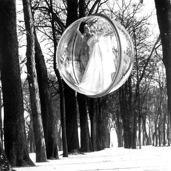 Melvin Sokolsky, Bubble Bois, Harper's Bazaar, 1963