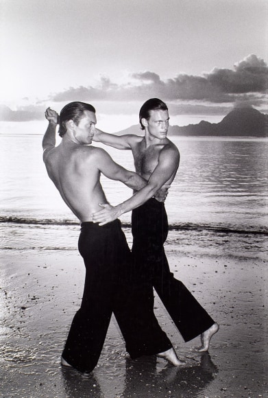 Chris von Wangenheim Untitled (Two Men Dancing on Beach)