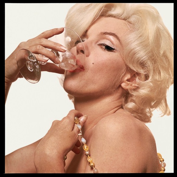 Bert Stern Marilyn Monroe, “The Last Sitting”, With Martini