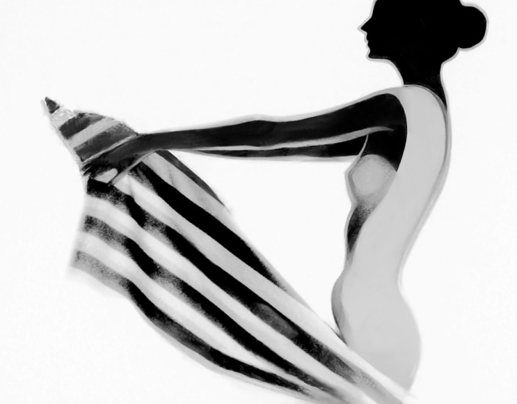 Lillian Bassman and Paul Himmel, Betty Beihn, Nude I, 2012