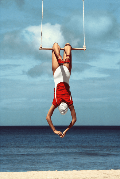 Patrick Demarchelier, Bonnie Berman, Barbados, 1983