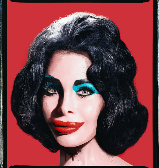David LaChapelle, Amanda Lepore as Andy Warhol’s Elizabeth Taylor, 2007