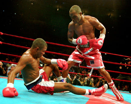 George Kalinsky, Bernard Hopkins, September 29, 2001