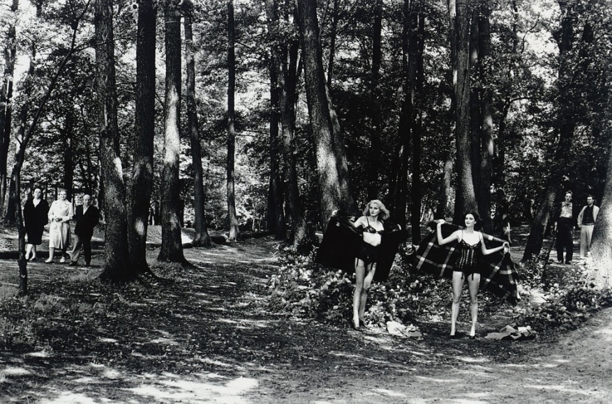 Helmut Newton, In the Gruenwald, Berlin, 1979