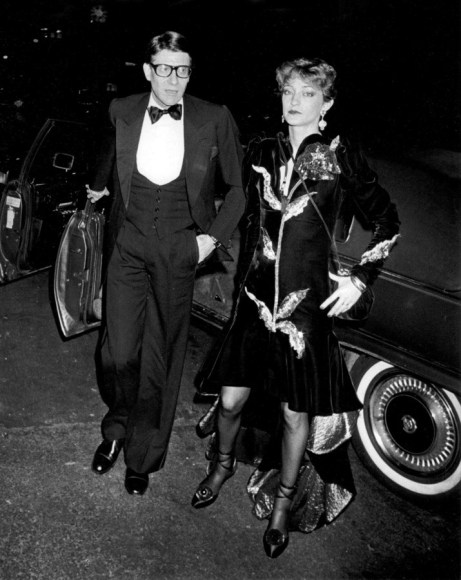 Ron Galella, Yves Saint Laurent and Loulou de la Falaise